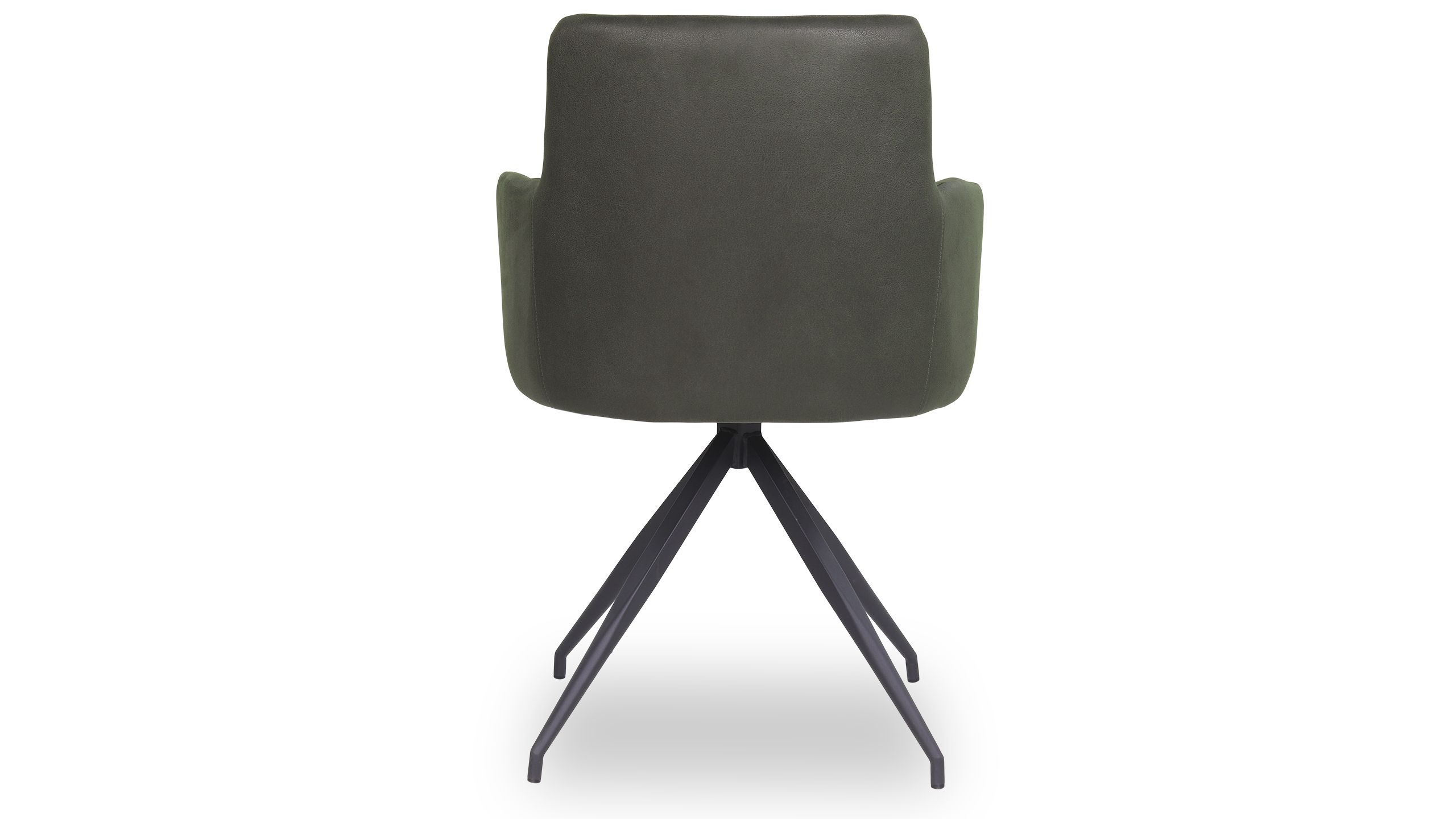 Eetkamerstoel - microvezel moss Levi B59 x D54 x H87 cm