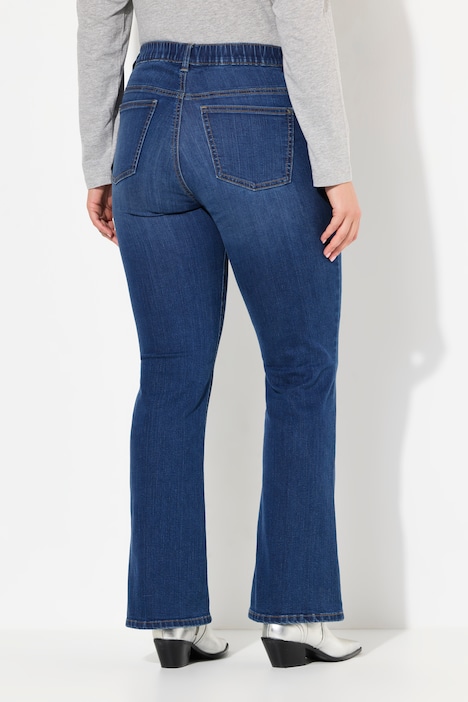 Bootcut-Jeans Marie, weites Bein, 5-Pocket-Schnitt