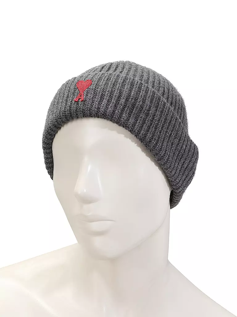 AMI PARIS Mütze - Haube ADC BEANIE grau