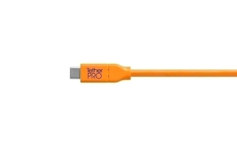 Kabel TetherPro USB-C zu USB-A Female, 4.6m OrangeUSB-C zu USB-A Anschlusskabel