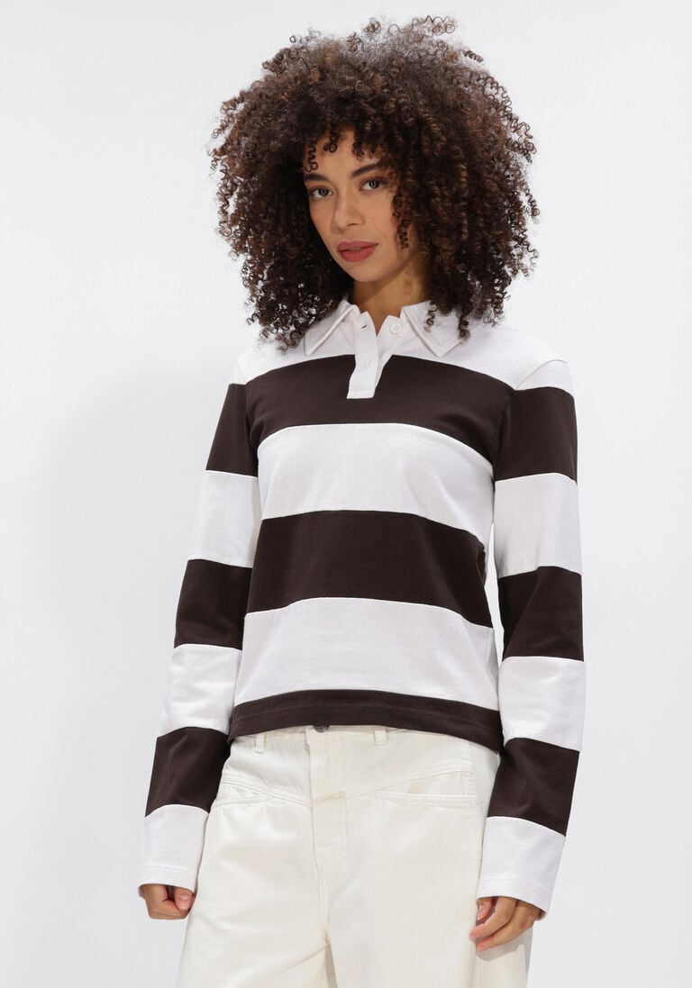 witte axel arigato truien/vesten karla polo sweatshirt