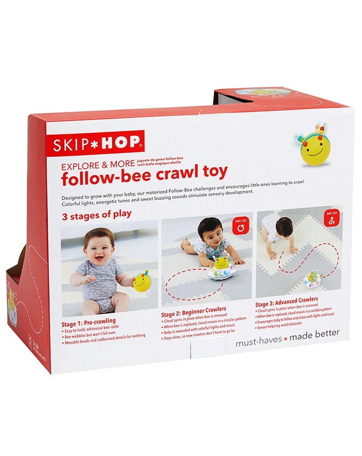 Krabbelspielzeug EXPLORE & MORE – FOLG-MIR-BIENE in bunt