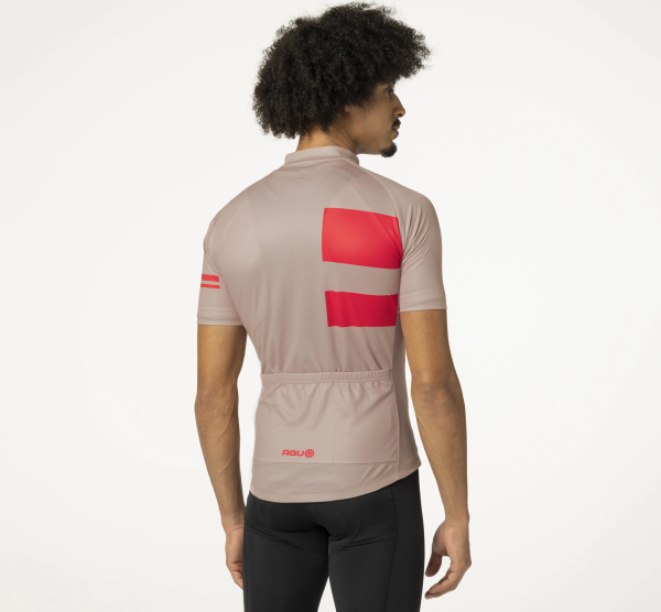 AGU Stripes Essential Cykeltrøje, Bond Greige