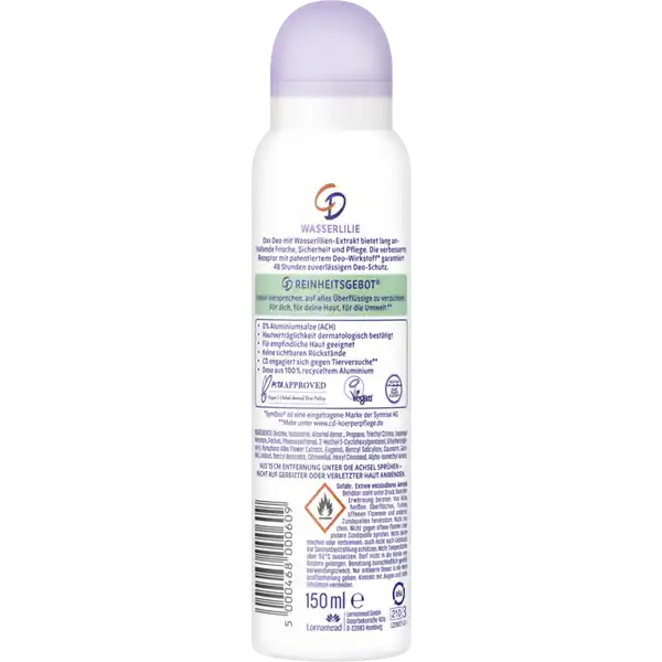48h Deospray Wasserlilie