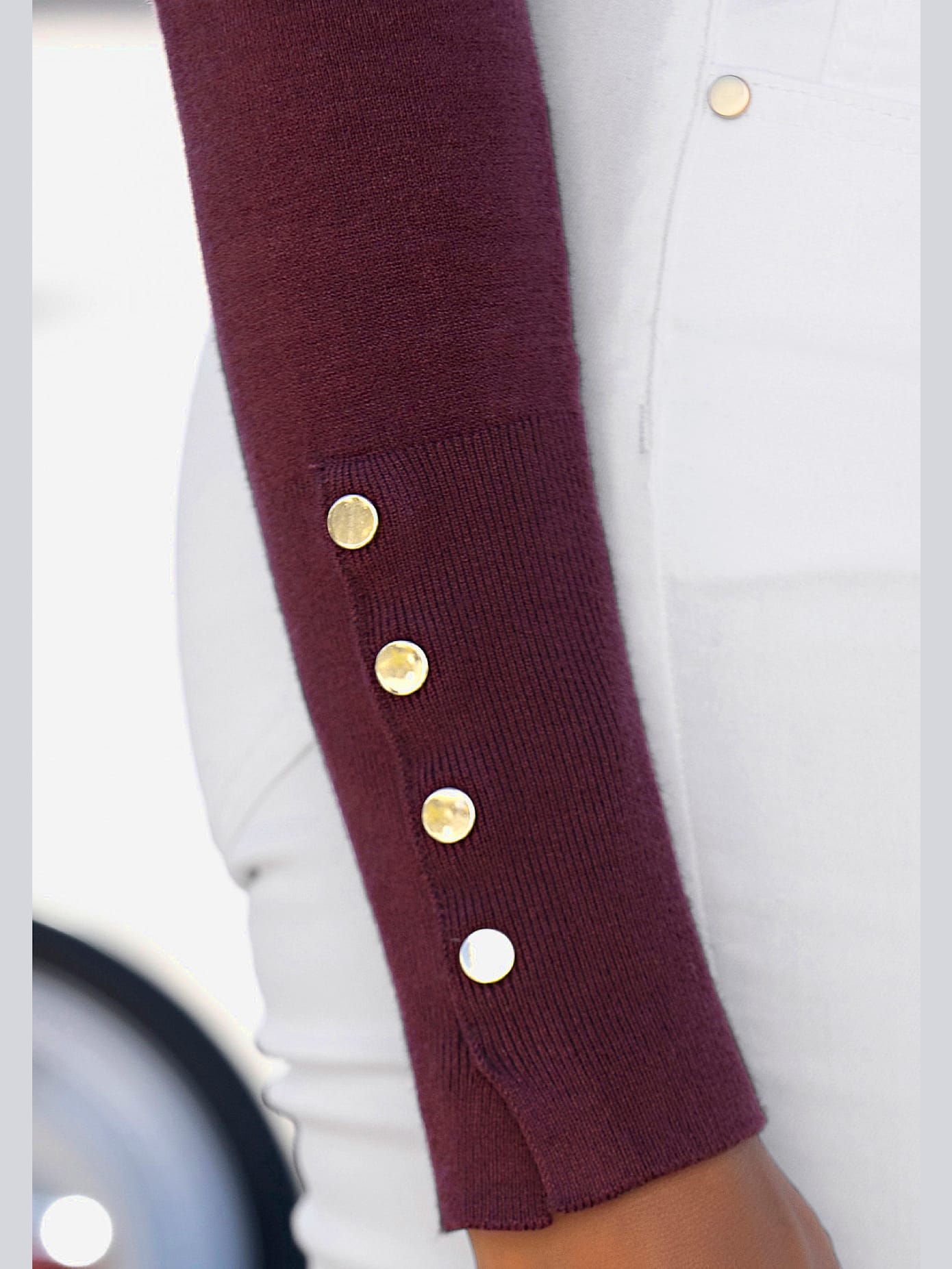 Pull en tricot fin, encolure haute