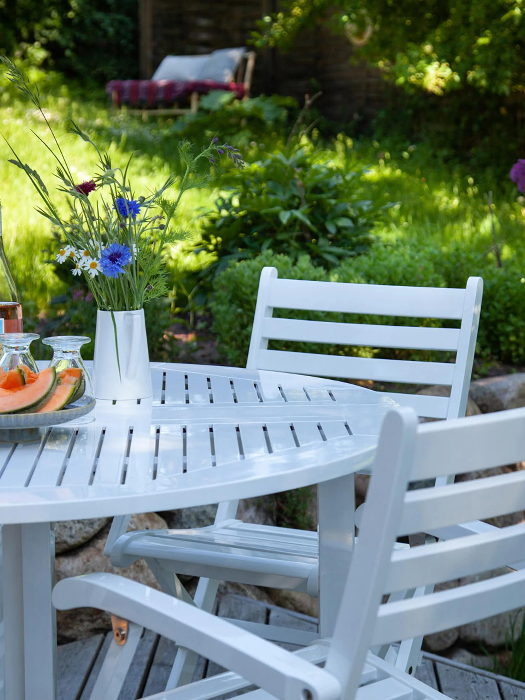 Ronde opvouwbare tuintafel Butterfly