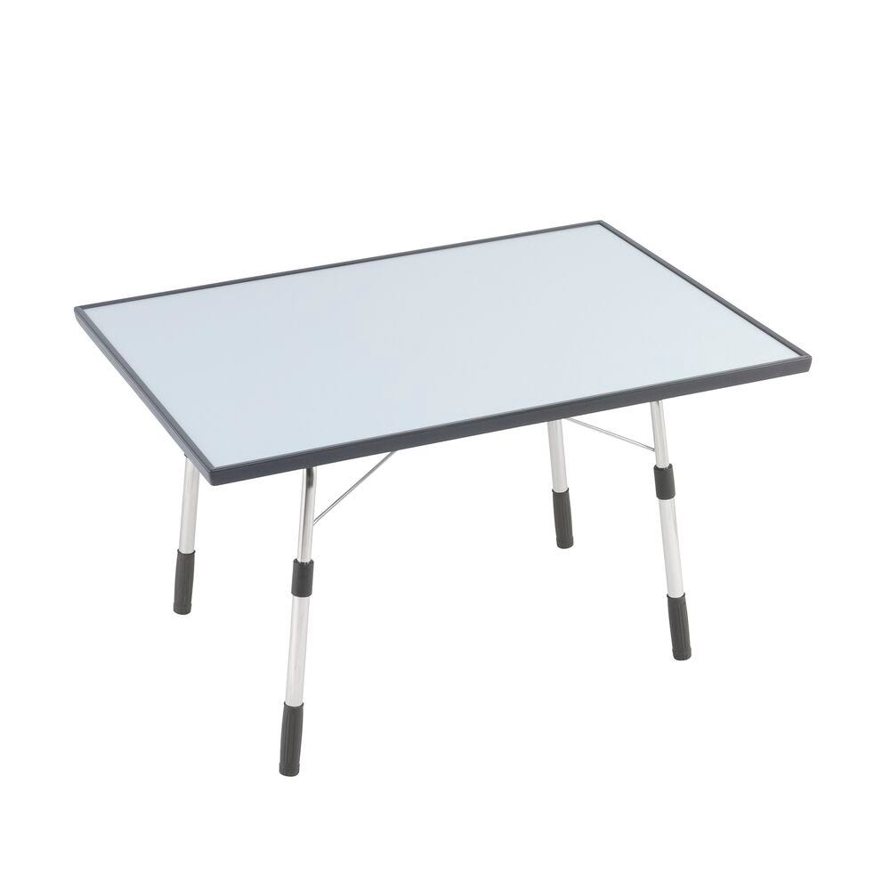 Klappbarer Campingtisch California Spanplatte Grau Carbon-Alu Brut