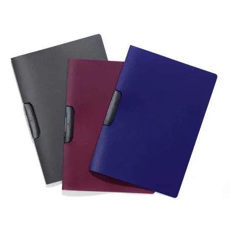 Durable 229531 Klemm-Mappe Duraswing, DIN A4, aubergine-dunkelrot