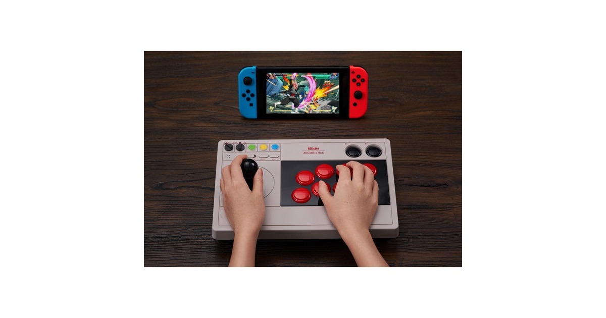 8BitDoArcade Stick gamepad  (Grijs)
