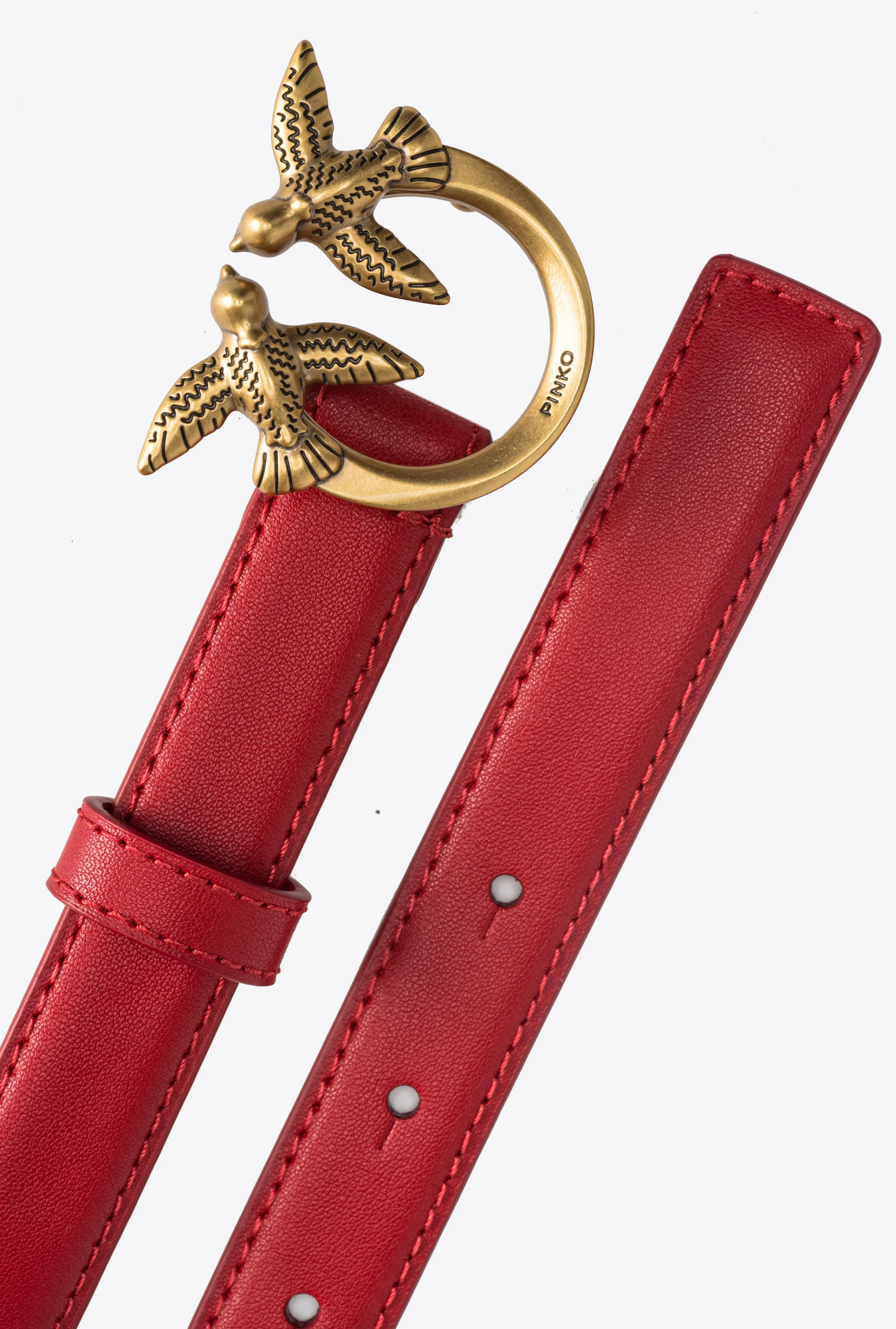 Fine ceinture love birds | Rouge