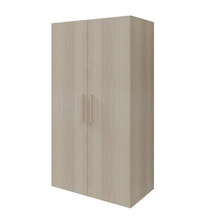 Armoire penderie portes battantes effet chêne GoodHome Atomia H. 187,5 x L. 100 x P. 60 cm