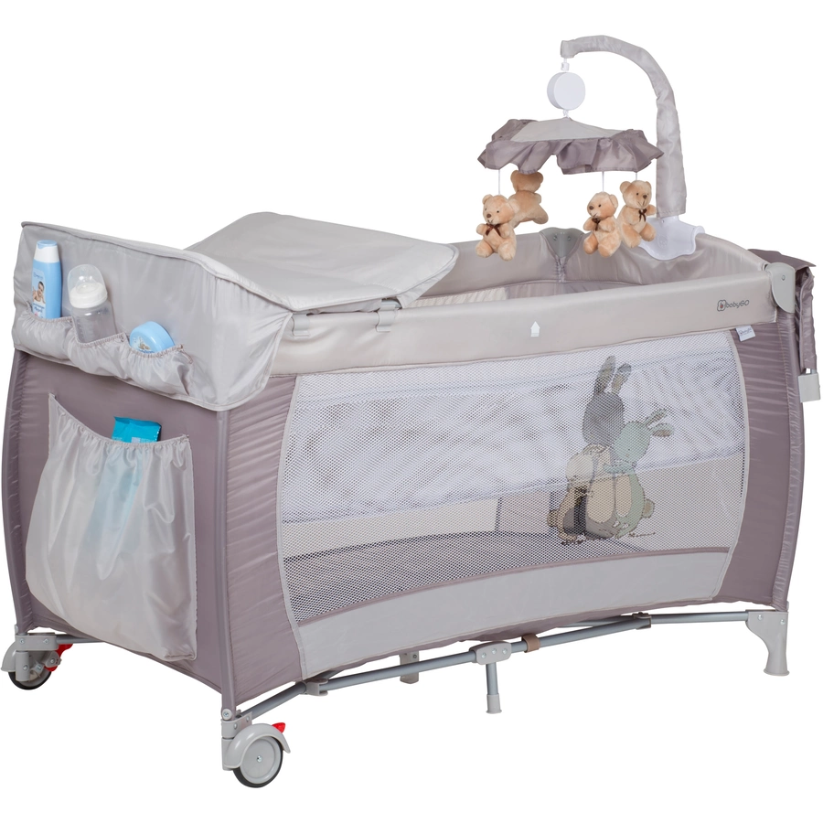 babyGO Reisebett Sleeper delux - beige