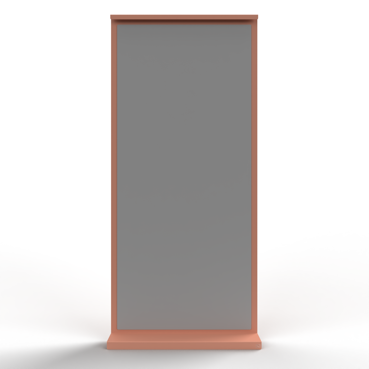 Steellish spiegel Murano XL Beige Rood