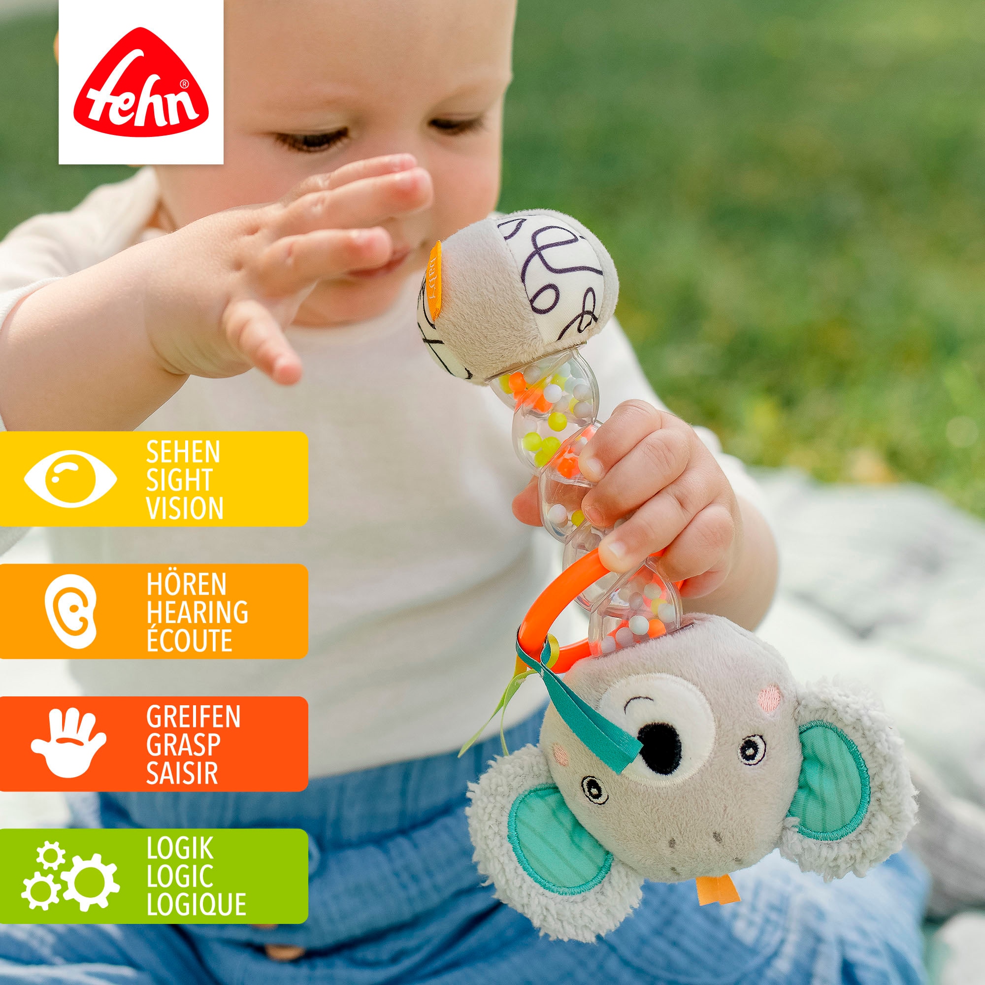 Fehn Greifspielzeug »DoBabyDoo, Rassel, Regenmacher Koala«