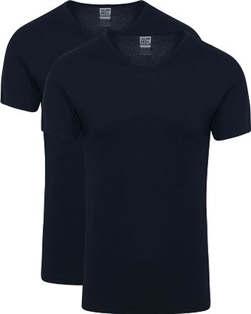 Alan Red Vancouver T-shirt V-Hals Navy 2-Pack 7032/2P/06 Vancouver Rib Navy kopen