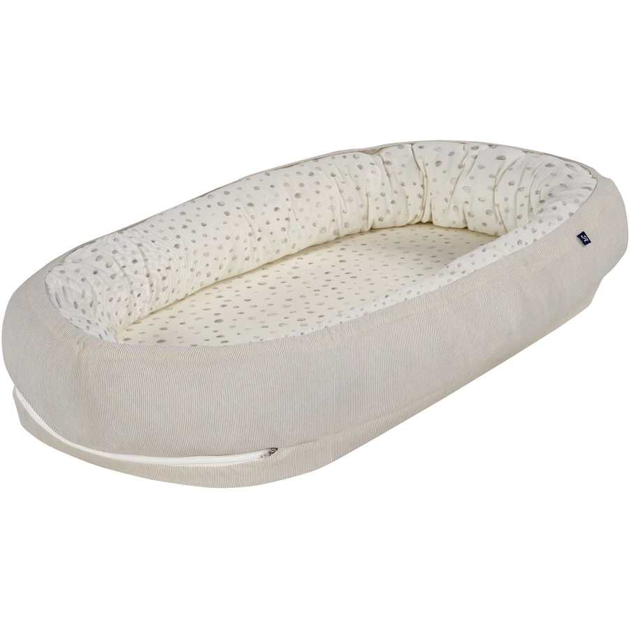 Alvi® Schlummer-Nestchen Jersey Aqua Dot
