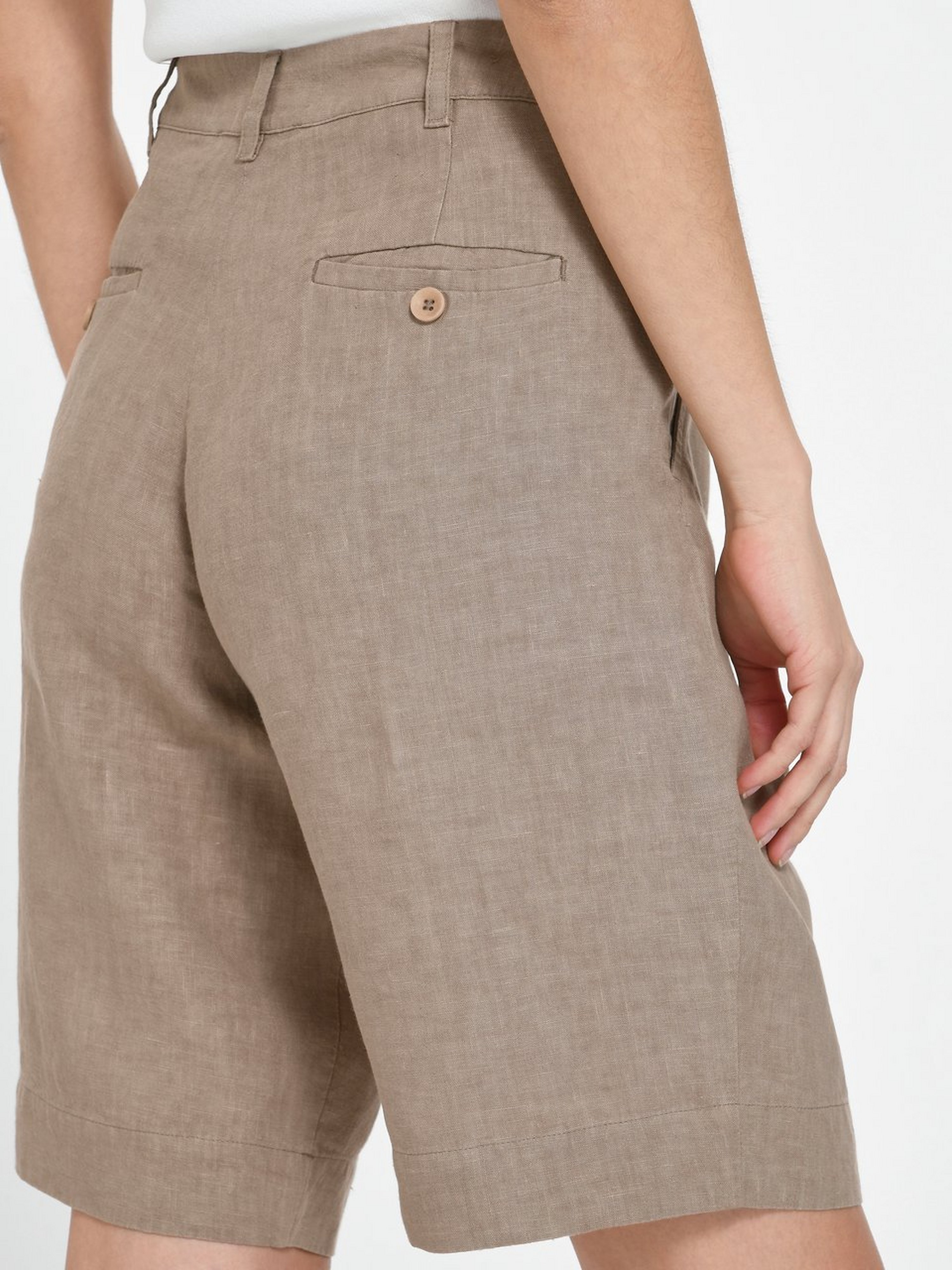 Bermudas aus 100% Leinen