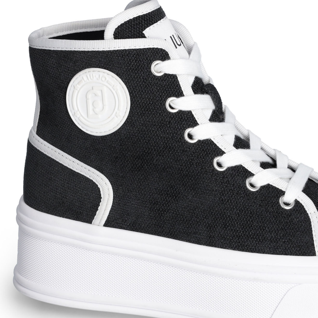 Liu-Jo Sneakers Maora noir/blanc - Talon 5 cm