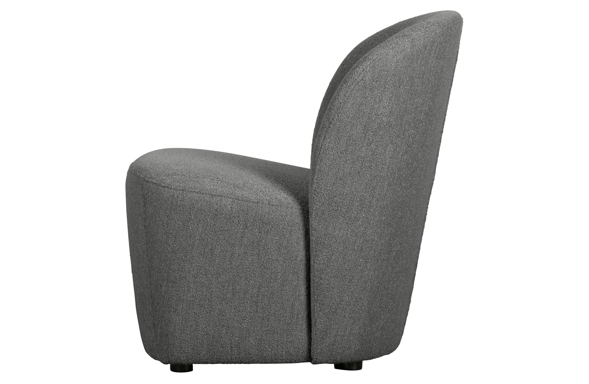 vtwonen fauteuil Lofty bouclé Staalgrijs