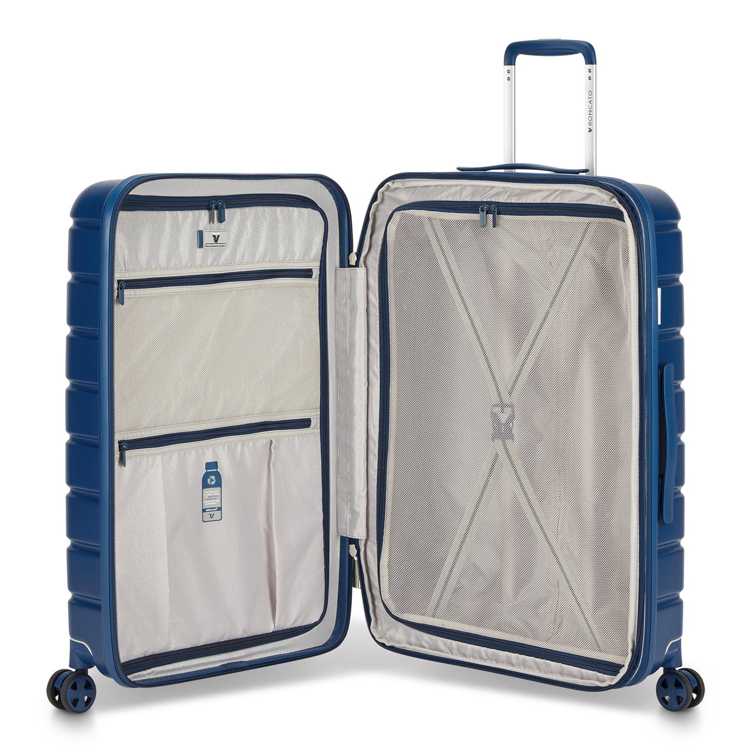 Roncato ReLIFE Expandable Trolley 73 Detachable Wheels blu notte