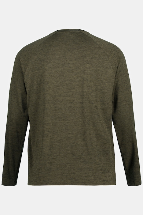 JAY-PI Funktions FLEXNAMIC®, Fitness, Langarm, Knopfleiste, QuickDry