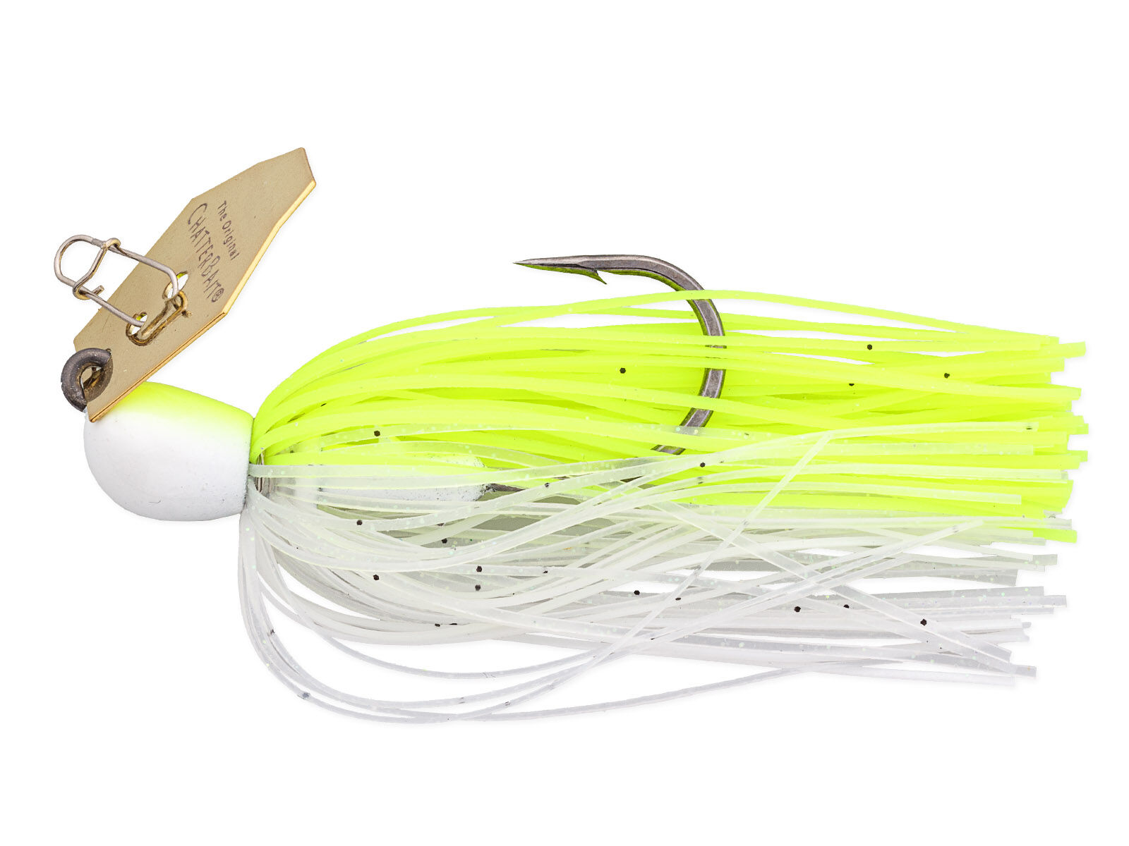 10.5g ChatterBait Mini Max - Chartreuse/White(Z-Man)