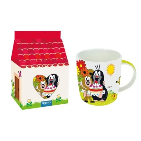 Trötsch Tasse im Haus Der kleine Maulwurf