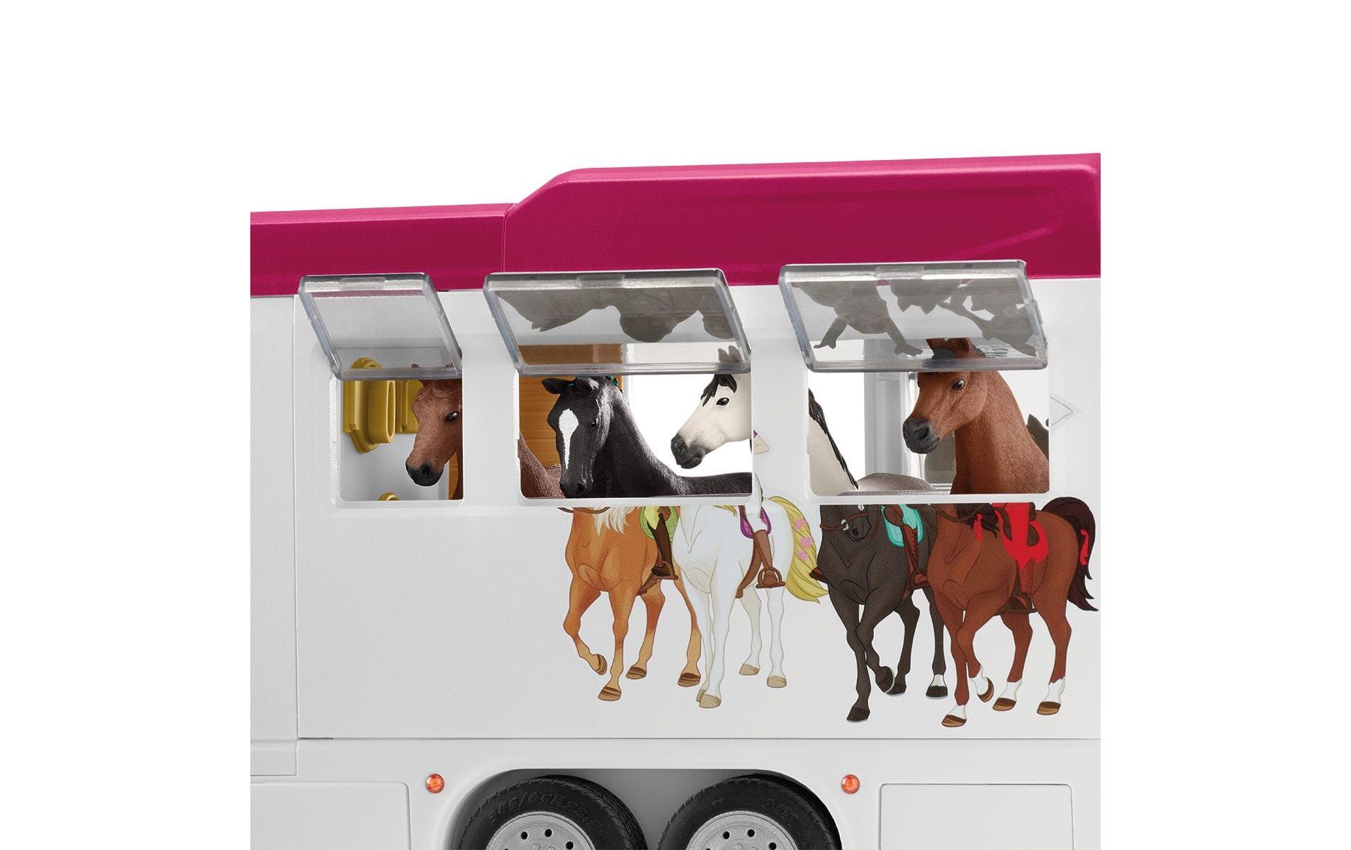 Spielfigurenset Horse Club Pferdetransporter<br>Umfangreiches Pferde-Spielset
