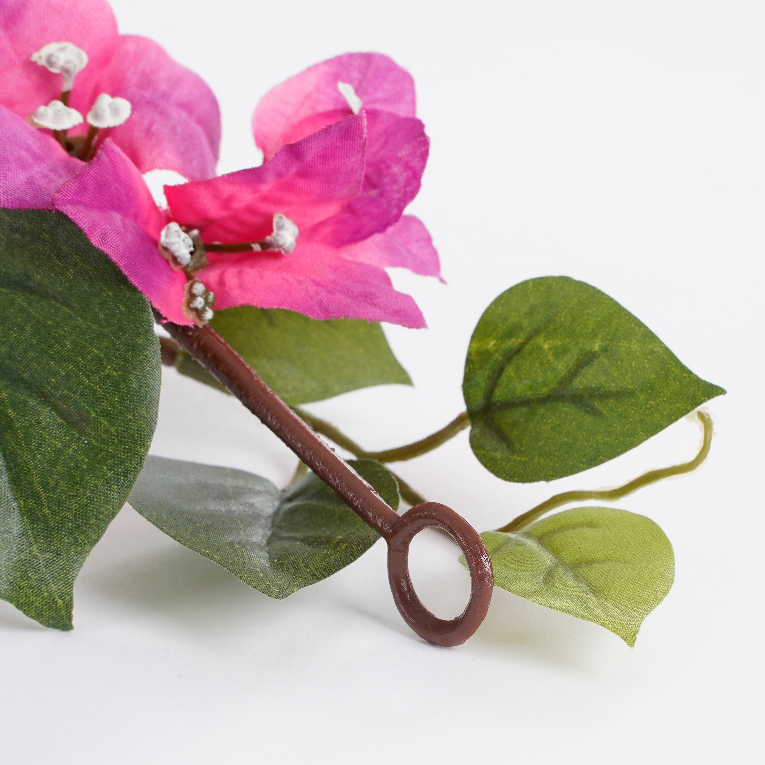 Mica decorations - bougainvilliers guirlande artificielle rose foncé l180