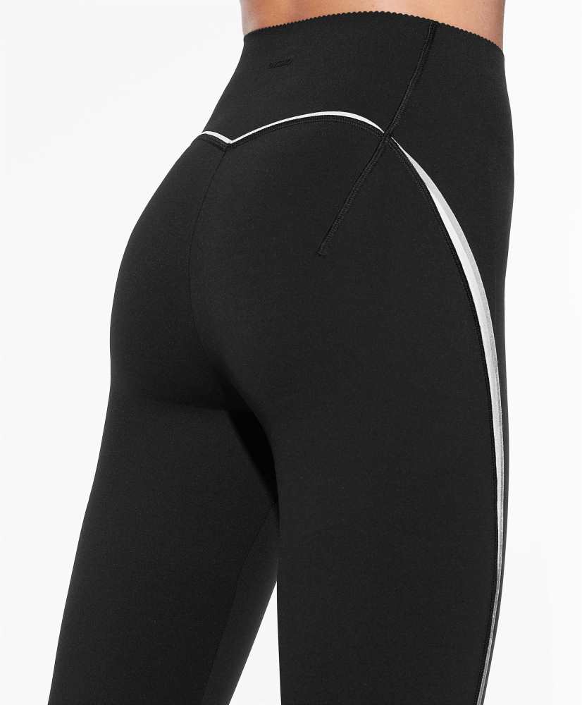Leggings de compressão com elevação no tornozelo de 65 cm