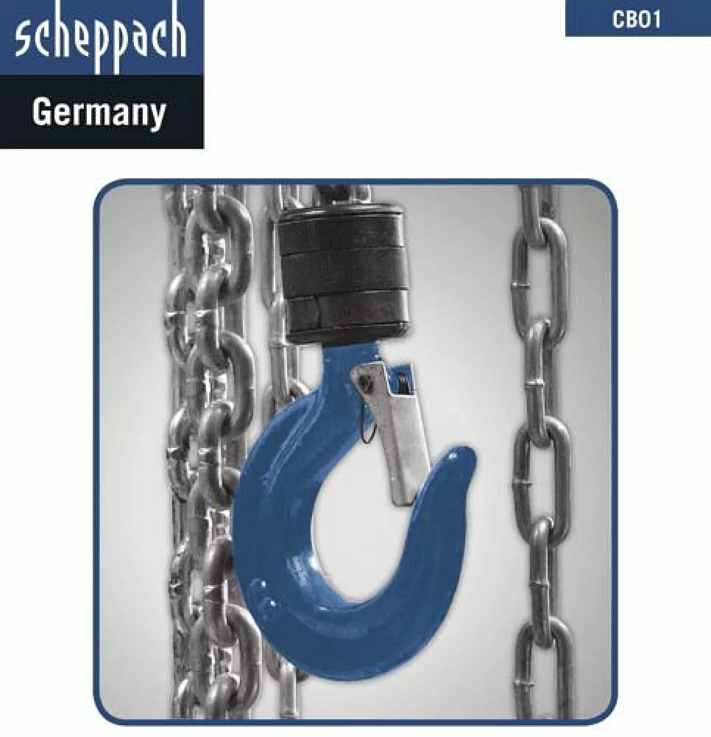 Scheppach CB01 Katrol kettingtakel - 1000kg