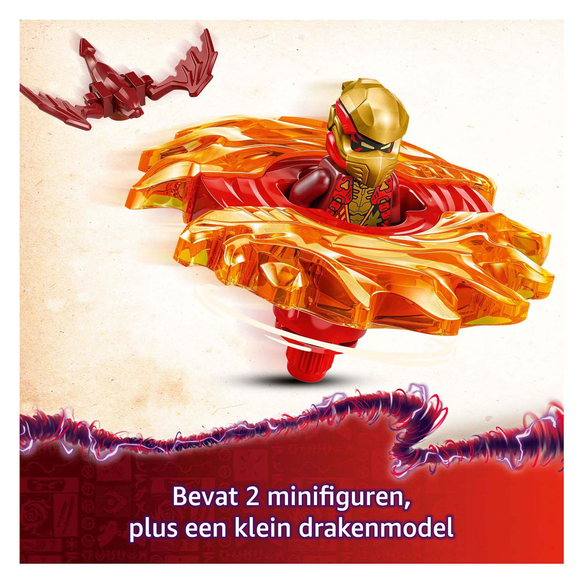 LEGO Ninjago 71823 Kai's Spinjitzu Drakenspinner