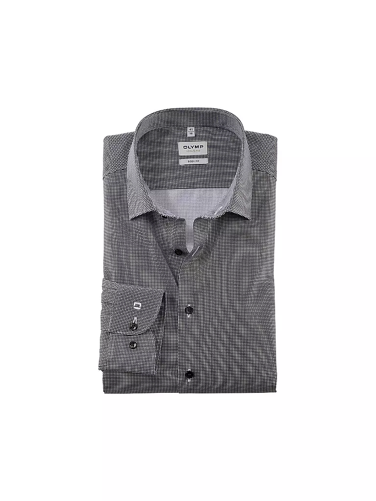 OLYMP LEVEL FIVE Hemd Body Fit schwarz