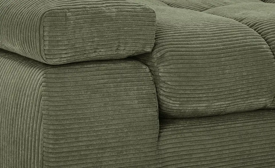 Ecksofa Hella rechts Grün