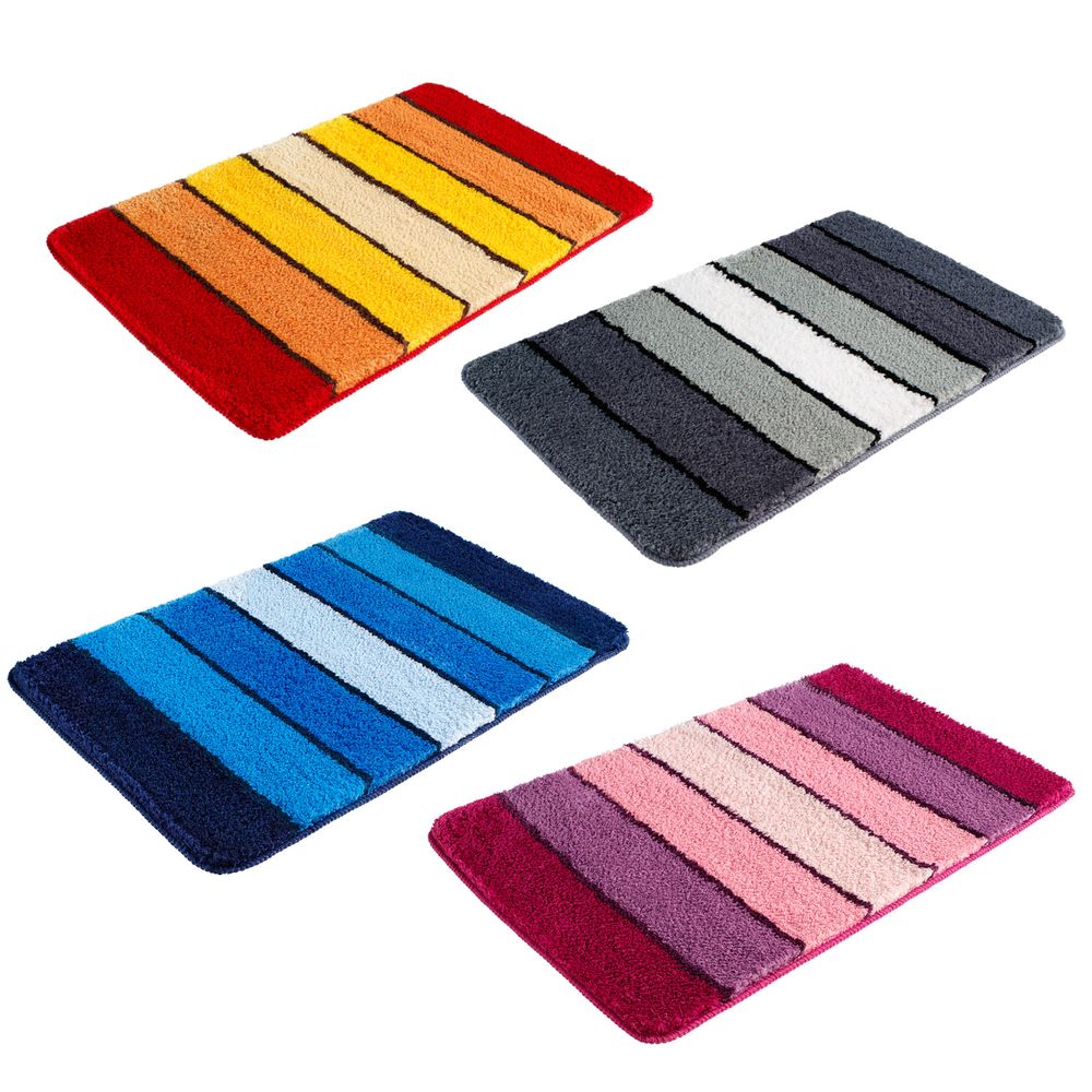 PANA® Badematte • Badvorleger • Duschvorleger • Badteppich • Mikrofaser Bad-Teppich • Duschvorleger • 60x100 cm • Ökotex Zertifiziert
