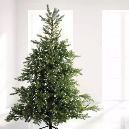 Rideau pour sapin H2,40 m 832 Micro LED Blanc froid