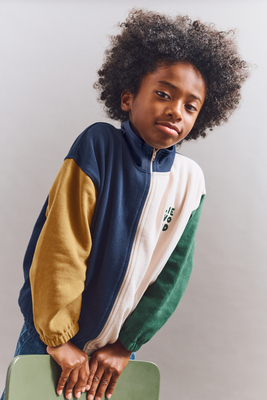 LIEWOOD Cassius Zip Genser, Classic Navy Multi Mix
