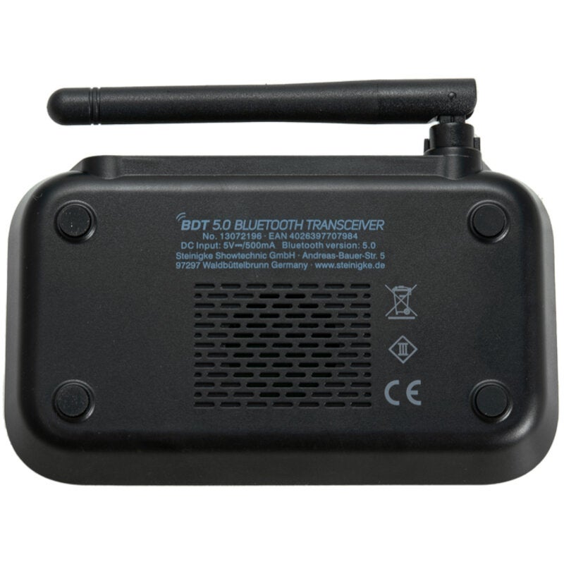 Omnitronic BDT-5.0 Bluetooth 5.0 3-in-1 zender/ontvanger/bypass