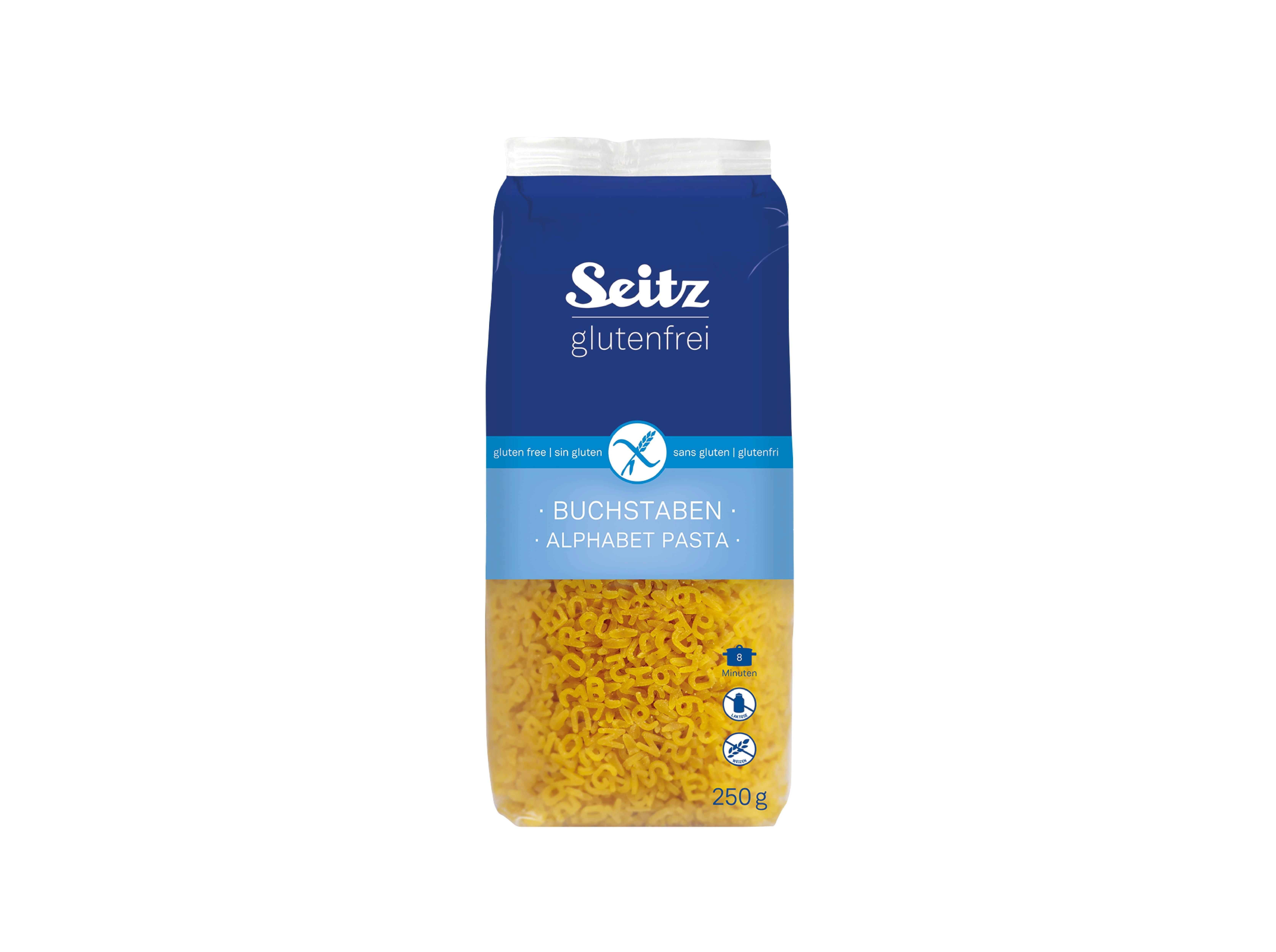 MASSA LETRINHAS SEITZ SEM GLÚTEN 250G