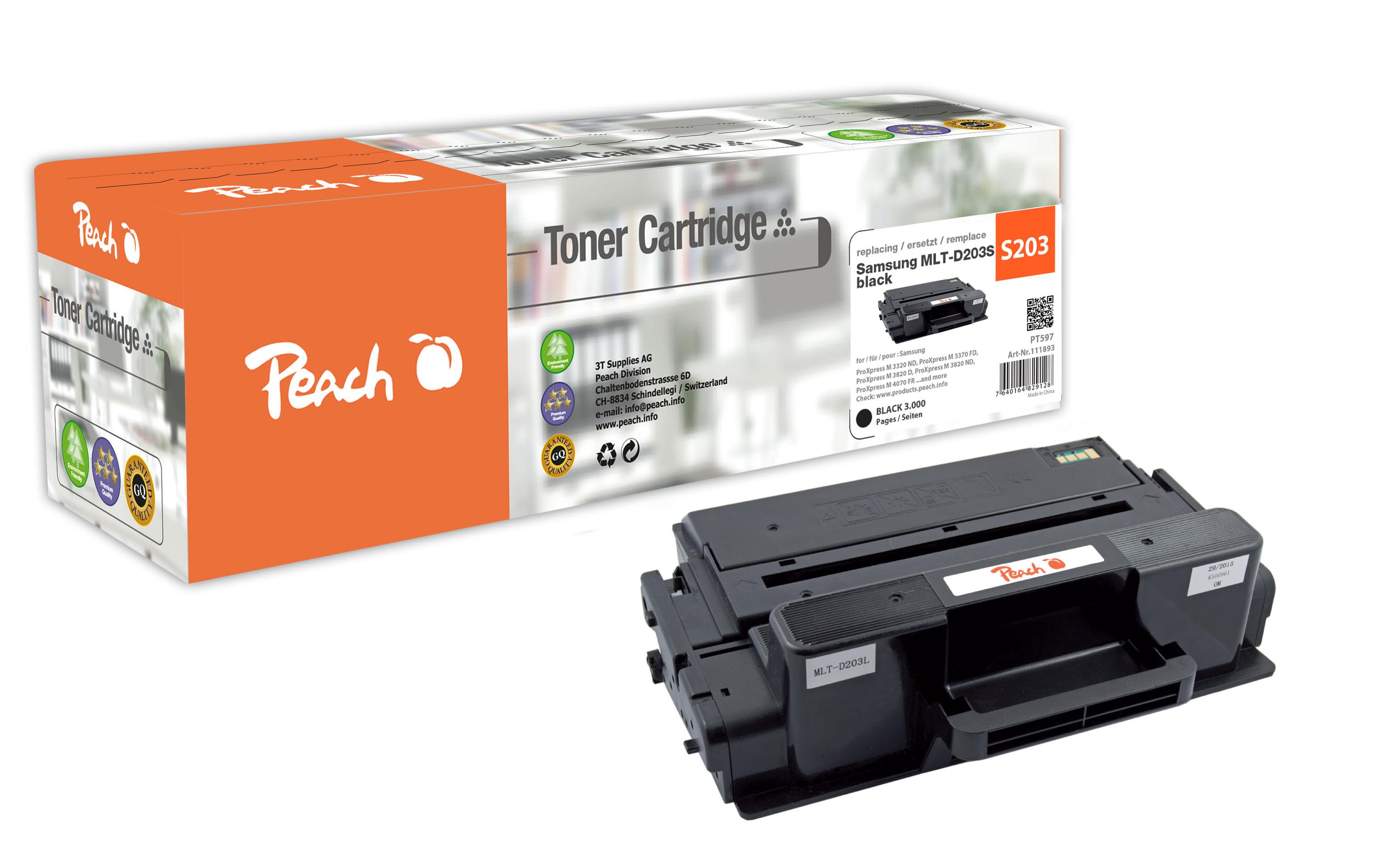 Toner Samsung MLT-D203S BlackDruckerpatrone, Black