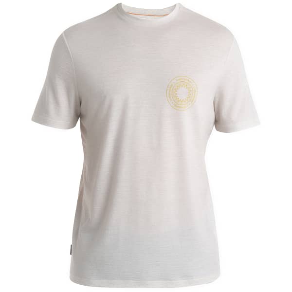 T-shirt randonnée ICEBREAKER M MERINO 150 TECH LITE III SS TEE CONNECTION ECRU HEATHER ECRU HEATHER