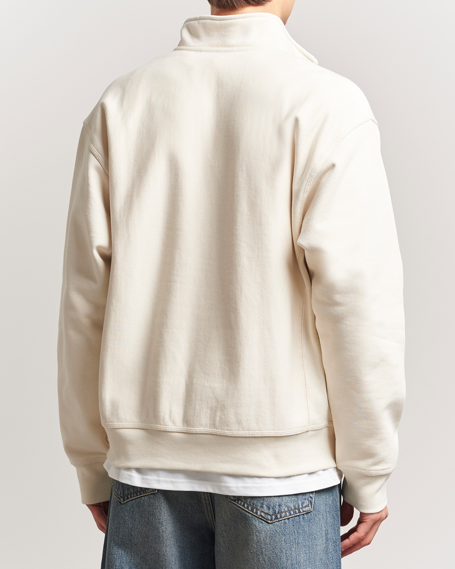 Carhartt WIP American Script Half Zip Sweatshirt Natural