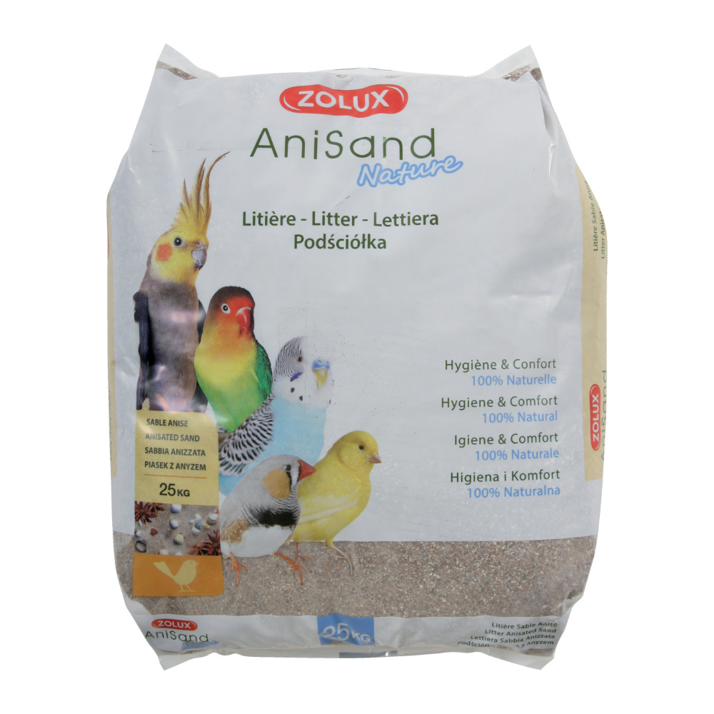 Litière sable anisand nature 25 kg