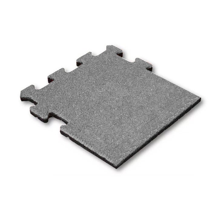 Rubbertegel 25 mm - 50x50 cm Grijs - Puzzelsysteem zijpaneel