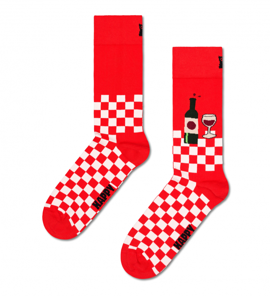 Happy Socks Wine And Dine Sock Socken in Mehrfarbig