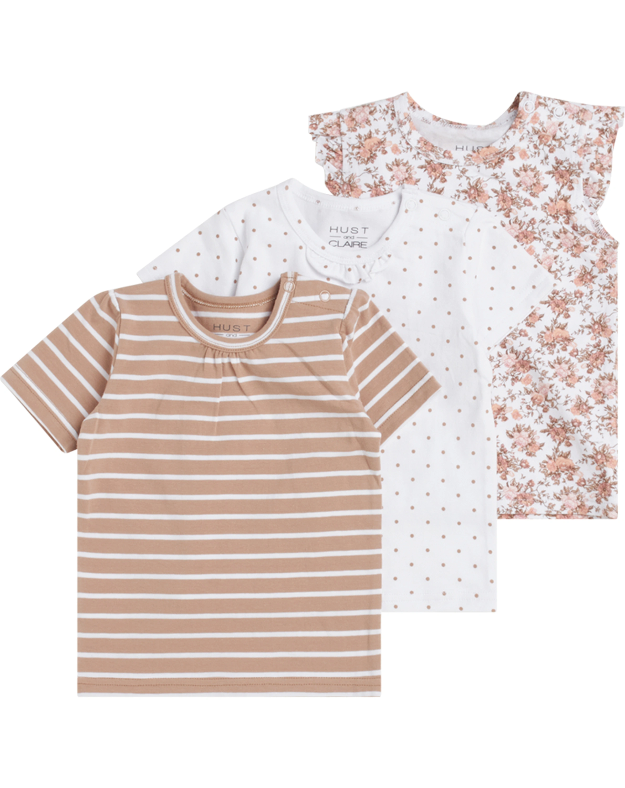 T-Shirt ALINA 3er Pack in white