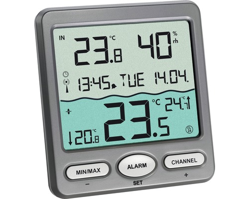 Draadloze binnen-/buitenzwembadthermometer van Venetië