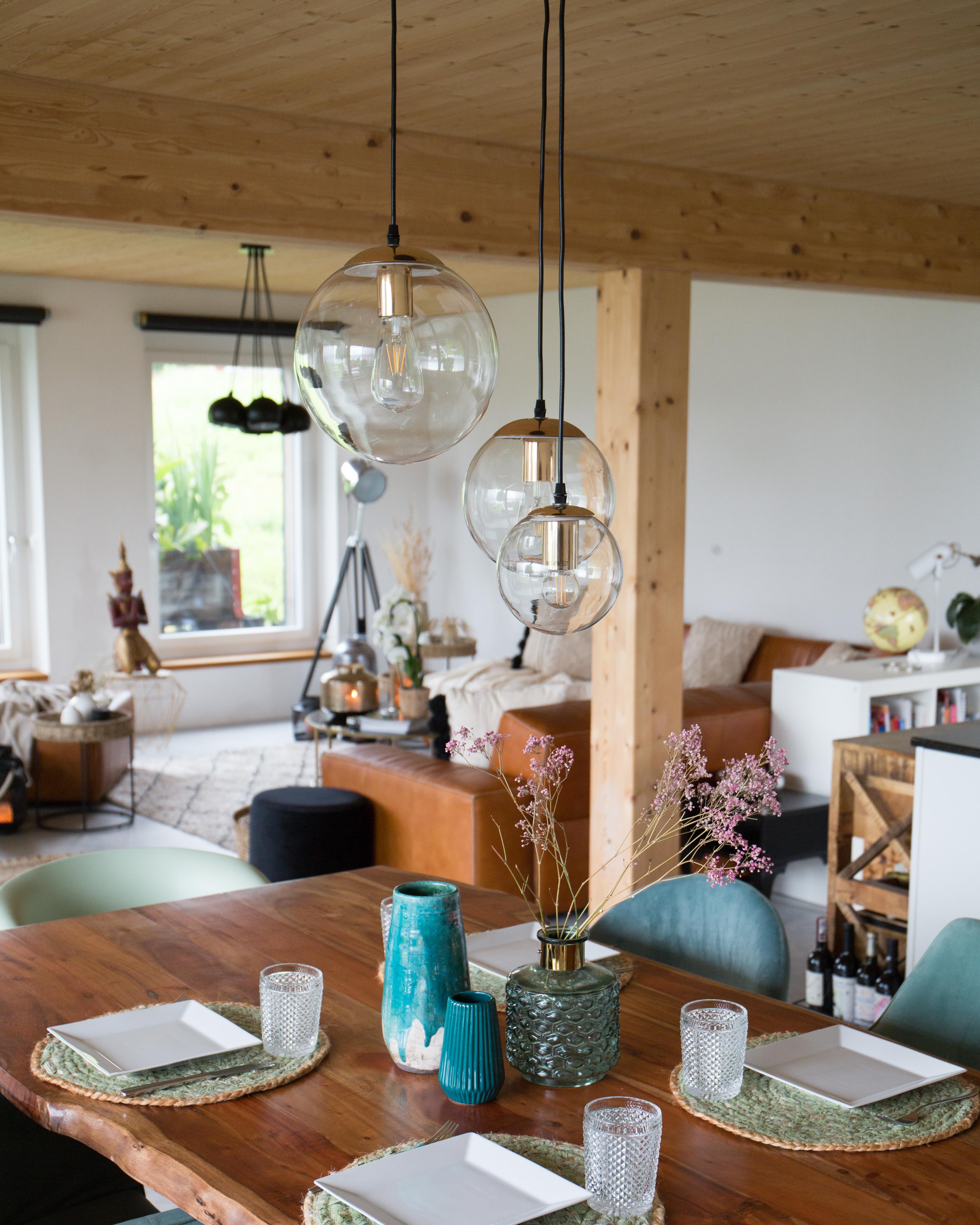 Hanglamp LADON Glas Transparant