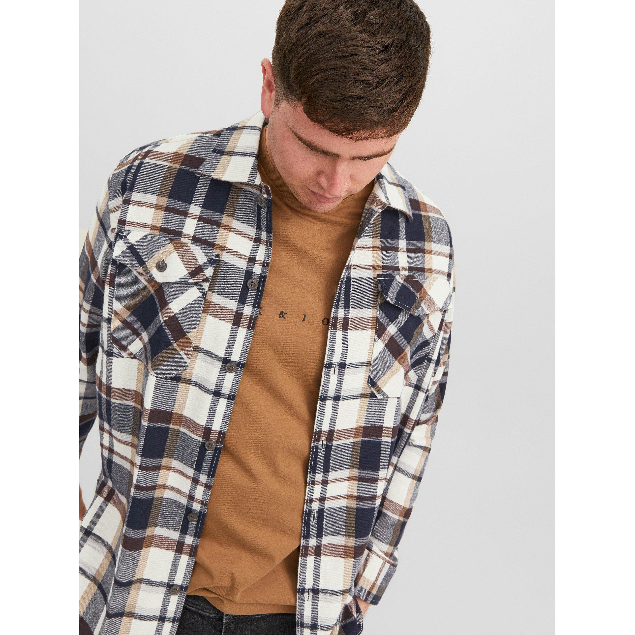 Jack and Jones Eddie Overshirt Mens Plus Size