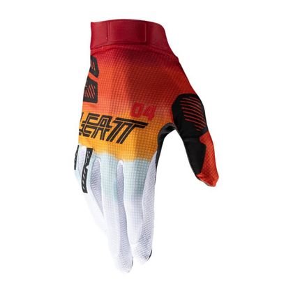 Gants cross Leatt 1.5 GripR 2025 - Orange / Rouge